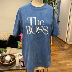 Vintage The Boss Peacock Papers T-shirt Distressed 1980’s